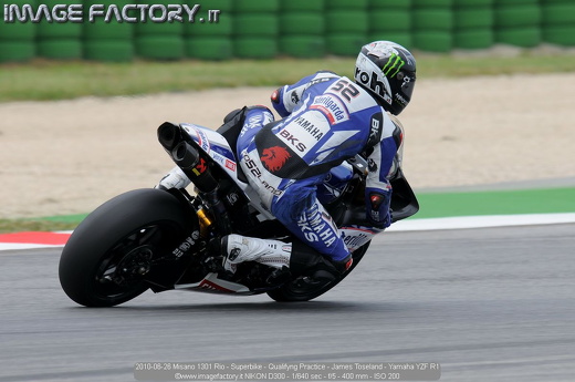2010-06-26 Misano 1301 Rio - Superbike - Qualifyng Practice - James Toseland - Yamaha YZF R1